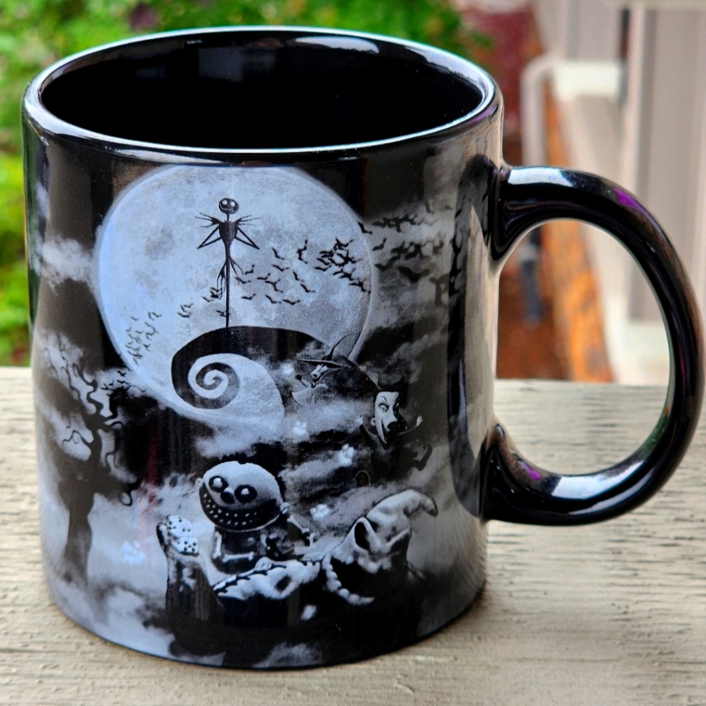 Nightmare Before Christmas Mug with Jack Skellington and Oogie Boogie